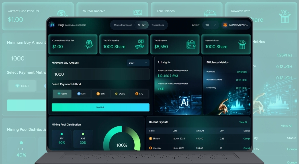 UniLabs interface
